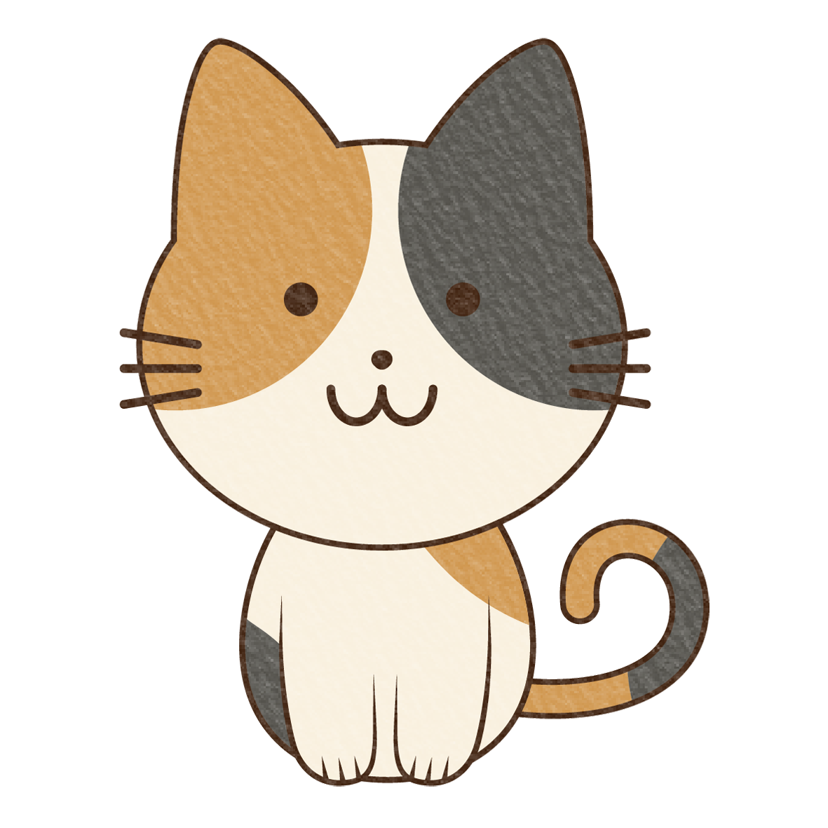 三毛猫のアイコン